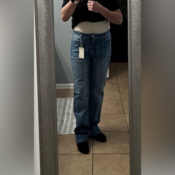 Classic Blue Denim Flamingals Boot Cut Jeans - Picture 4 of 7